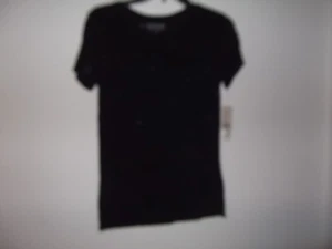 MUDD - GIRLS - TOP - BLACK TIE DYE CREWNECK - MEDIUM - RETAILS 24.00 (AC-40-80) - Picture 1 of 4