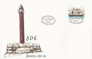Aland Scott 29 FDC - Servicio postal, 350 aniversario - Imagen 1 de 1