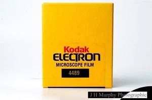 KODAK Electron Microscope High Resolution B+W Sheet Film 100 sheets New Sealed - Picture 1 of 4