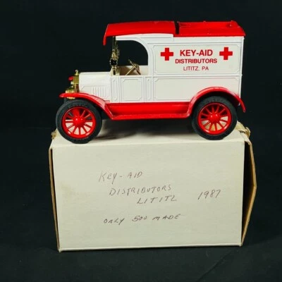 Ertl Banks - Key-Aid - 1913 Ford Model T Van 1/25 Only 500 Made MIB - Image 1 of 4