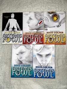 Eoin Colfer Book Bundle X 5, Artemis Fowl, Childrens Fantasy, Adventure (SU5) - Foto 1 di 6