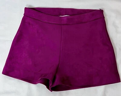 Pantalones Cortos Zara Colección C/B Nuevo con Etiquetas M Mujer Púrpura/Magenta Oscuro Foto 1 de 4