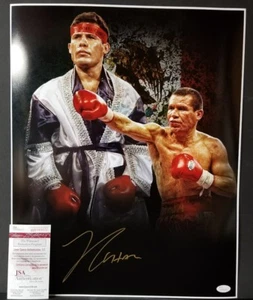 JULIO CESAR CHAVEZ Signed Autograph Boxing Legend 16x20 Photo. WITNESS JSA - Picture 1 of 4