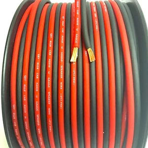 200 ft OFC 10 Gauge RED/BLACK AWG w/ Roll Sky High Car Audio Speaker Wire Home  - Picture 1 of 2