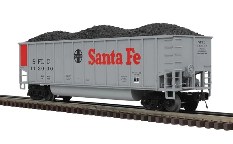 ATLAS O SANTA FE  COALPORTER HOPPER 3001387 RD # 143045 3-RAIL - Image 1 of 1