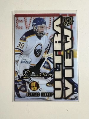Dominik Hasek 1995-96 Fleer Ultra Extra Hot Packs Ultra View #3 NHL Sabres - Image 1 of 2