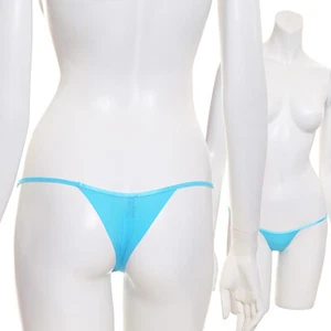 Too Soft Feel of Crotch Wedgie Cheeky Panties Stretch Sheer made in Japan T387 - Picture 1 of 31