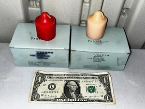 Vintage PartyLite V06214 Rosewater V06242 Watermelon 12 Votive Scented Candles - Picture 1 of 4