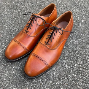 Allen Edmonds Byron Shoes Men's Size 11.5 in Bourbon New In Partial Box READ - Picture 1 of 18
