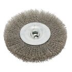 3In Crimped Stainless Steel Wire Wheel Brush Rust And Scale Removal Tool