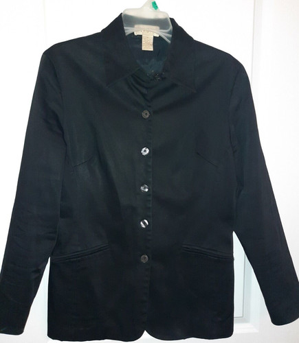 VETEMENTS Giacca donna Merona cotone nero taglia Med