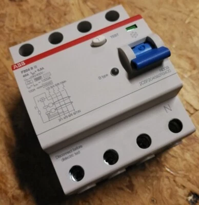 ABB F204B S 40A 0,3A FI-Schutzschalter Typ-B 40A 300mA selektiv 2CSF204892R3400 - Bild 1 von 4