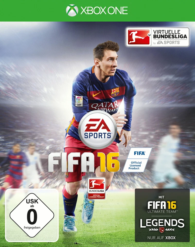FIFA 16 · Xbox One · TOP Zustand · getestet · Komplett · Blitzversand - Bild 1 von 1