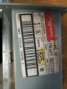 Hoffman F44L12 Stahl Drahtbahn Abschnitt 4 Zoll 4 Zoll 12 Zoll - Bild 1 von 3