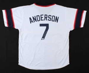 Tim Anderson Signed Chicago White Sox 1983 Throwback Jersey (JSA COA) Shortstop - Picture 1 of 6
