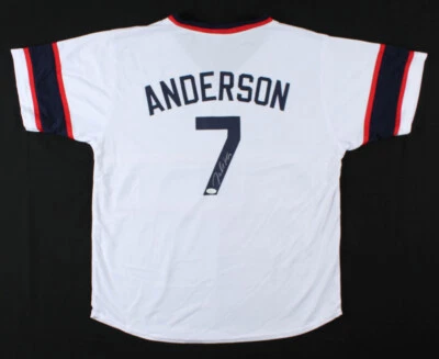 Tim Anderson Signed Chicago White Sox 1983 Throwback Jersey (JSA COA) Shortstop - Image 1 of 4