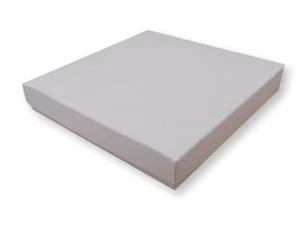 200 WEISSE 4 X 4 ZOLL BOXEN, KARTEN, GESCHENKE, SCHMUCK, UNTERSETZER, KEKSE KUCHEN ETC. - Bild 1 von 3