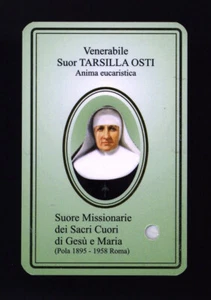 imagen devocional con reliquia de Dios TARSILLA OSTI - Imagen 1 de 2