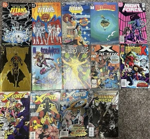 Lotto di 14 ~ fumetti vintage nuovi Teen Titans, Outsiders Night Force e altri - Foto 1 di 6