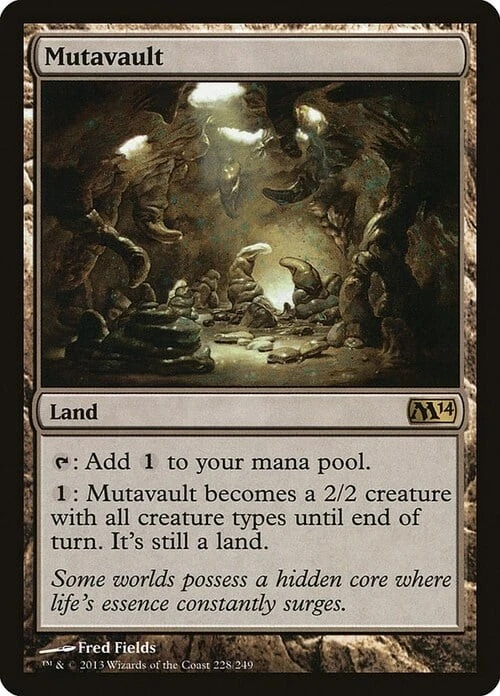 Magic The Gathering MTG MUTAVAULT Magic 2014 NM Near Mint - Image 1 of 1