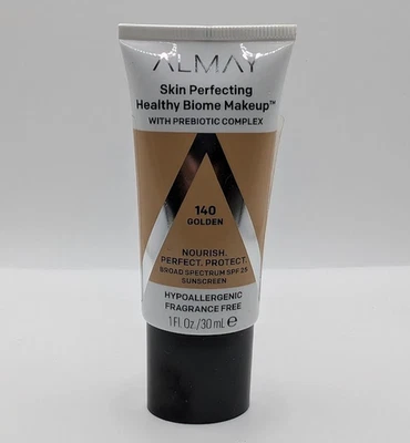 Almay Skin Perfecting Healthy Biome Makeup Shade 140 Golden - Image 1 of 2