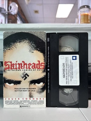 Skinheads - The Second Coming of Hate (VHS) Screener Chuck Conners - Image 1 of 2