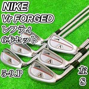 Left-Handed Nike Vr FORGED CB Irons #5-9,Pw(6Clubs)/NS PRO 950GH/Flex:Stiff - Picture 1 of 10