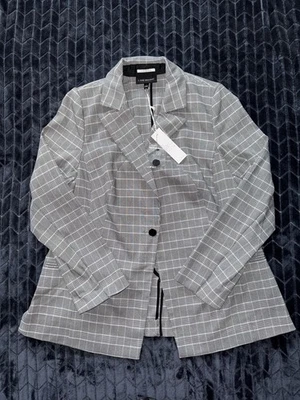 Blazer The Lane Bryant. Blazer a cuadros SEXY STRETCH. Talla 14 Nuevo Con Etiquetas Foto 1 de 4