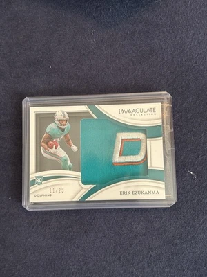 2022 Panini Immaculate Collection - Rookie Jumbos Erik Ezukanma  Logos /25  - Image 1 of 2