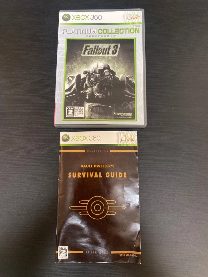 Fallout 3 FO3 Fall Out  Platinum collection Import Japan Xbox 360 Japanese ver. - Image 1 of 4