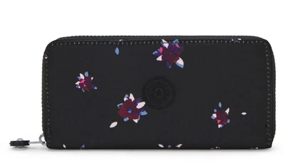 Kipling MONEY WORLD Large Wallet with Card Slots - Night Flower RRP £54 - Image 1 of 4