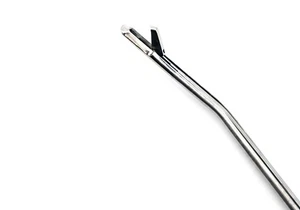 ACUFEX 1.3 mm Right Curved Linear Forceps - Picture 1 of 2