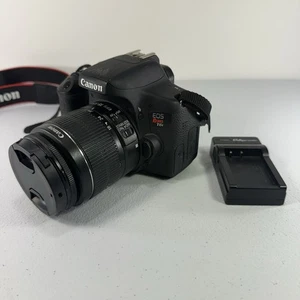 Canon EOS Rebel T6i Digital SLR with EF-S 18-55mm IS II Lens - Wi-Fi Enabled - Picture 1 of 13