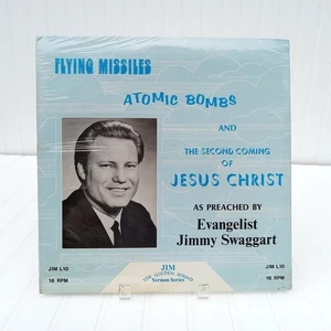Jimmy Swaggart Flying Missiles Atomic Bombs Christian Sermon Vinyl LP Record NEW - Picture 1 of 7