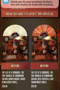 The Life Of A Showgirl:the Tiny Bubbles In Champagne Vinyl Collection PRESALE ✅ - Picture 1 of 2