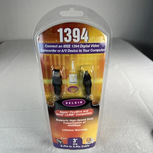 Belkin 1394 IEEE Camcorder-/AV-Gerätekabel 6 Pin auf 4 Pin Kabel auf Computer Z8 - Bild 1 von 6
