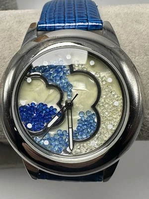 Reloj Accutime K1484 Batería Nueva Damas 43MM 7.75" Cristales Flotantes S27 Foto 1 de 4