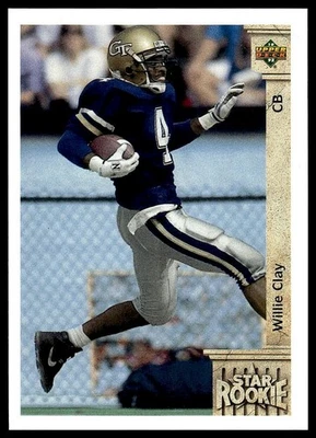 Willie Clay *ROOKIE CARD* (RC) 1992 Upper Deck #7 - Image 1 of 2