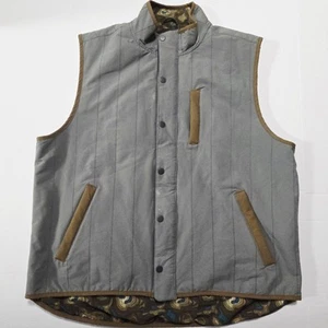 The Territory Ahead Men's XL Full Zip Snap Reversible Vest - Picture 1 of 23