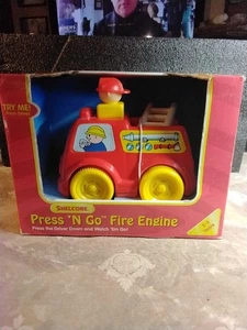 Camion dei pompieri Shelcore-Press 'n Go-1989-6"Lungo-6"Alto-Vintage Nuovo con scatola - Foto 1 di 4