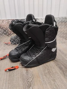 Bottes de snowboard homme Burton Hail taille US 10,5 EUR 43,5 UK 9,5 Flex 2 noir neuves sans boîte - Photo 1/9