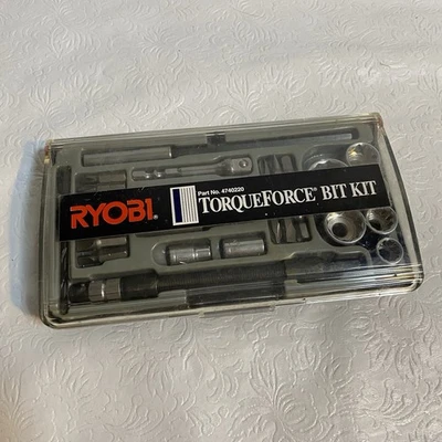 Kit de brocas Ryobi TorqueForce 4740220 23 peças com estojo rígido novas sem caixa ferramentas Taiwan - Imagem 1 de 4