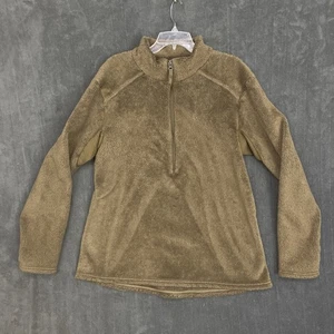Steps Inc PCU Level 3 L3 Coyote Brown Fleece Jacket Large Long 1/2 Zip ISSUES - Picture 1 of 14