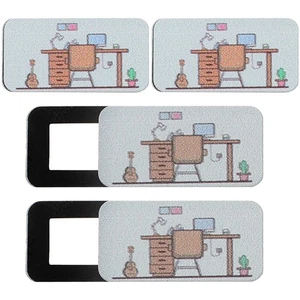 4 Pcs Privatsphäre Cover Set Laptop-Kamera-Abdeckfolie Für Computerkameras - Afbeelding 1 van 12