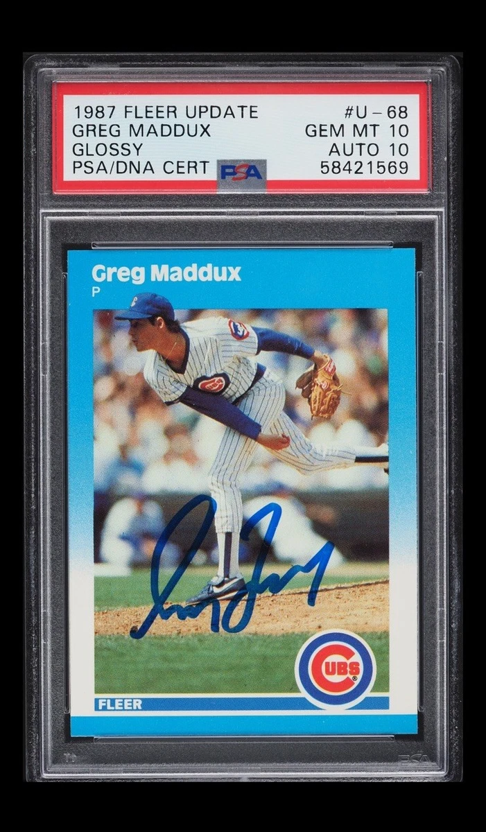 Greg Maddux Fleer Rookie Baseball Trading Cards & Accessories for
