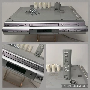Sony ICF-CDK50 Under Cabinet FM/AM 2Band CD Player Clock Radio w/Remote Hardware - Picture 1 of 17
