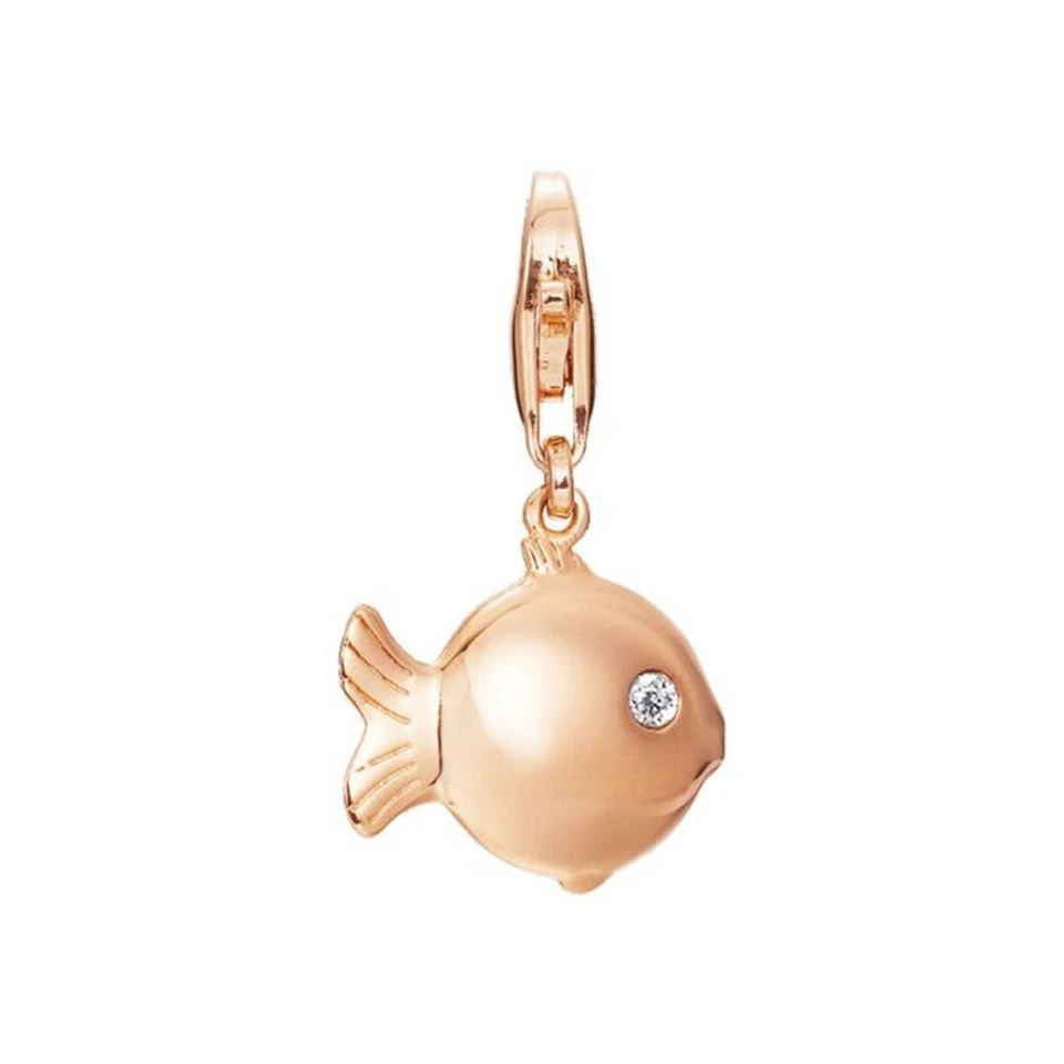 Esprit Anhänger Charms Silber Rosé Kugelfisch blowfish ESCH91492A000 - Bild 1 von 1
