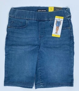 DKNY Jeans Ladies Bermuda Shorts Pull On Elastic Waistband Stretch S M L BNWT - Picture 1 of 34