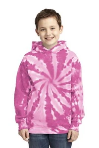 Port & Company PC146Y Youth Tie-Dye Pullover Hoodie Sweatshirt - Pack Of 2 - Picture 1 of 11
