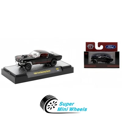 Máquinas M2 1:64 ​​​​​​​​​​​​​​​​​​​​​​​​​​​​​​​​​​​Ford Mustang Gasser 1966 Negro R81 24-53 Foto 1 de 2